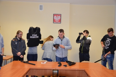Wizyta studentów w Placówce SG w Zakopanem