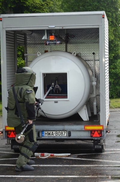 Interwencje minersko - pirotechniczne na krakowskim lotnisku