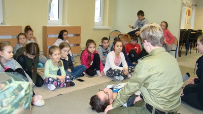 Funkcjonariusze SG podczas spotkania z dziećmi #3 