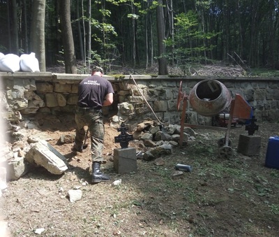 Prace porządkowe na cmentarzach z I Wojny Światowej #5