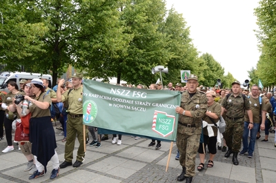 Przedstawiciele KaOSG podczas pielgrzymki #7