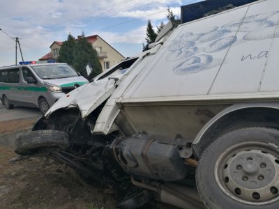 Miejsce kolizji drogowej