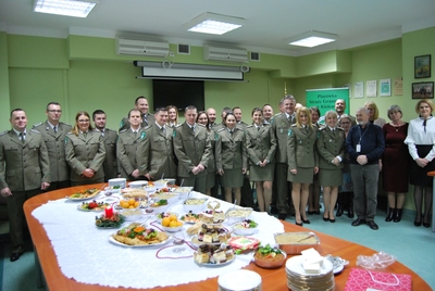 Życzenia przy wigilijnym stole w KaOSG #1