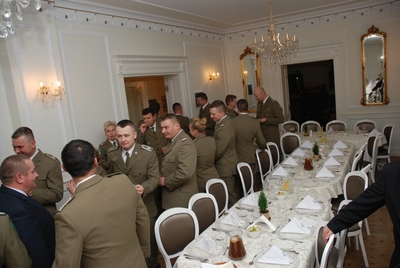 Życzenia przy wigilijnym stole w KaOSG #8