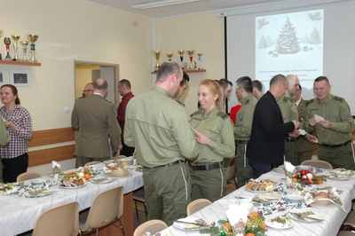 Życzenia przy wigilijnym stole w KaOSG #12