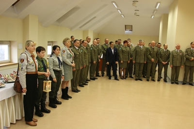 Życzenia przy wigilijnym stole w KaOSG #16