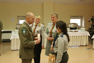 Życzenia przy wigilijnym stole w KaOSG #18