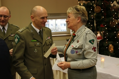 Życzenia przy wigilijnym stole w KaOSG #22