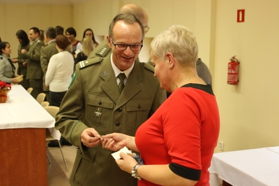 Życzenia przy wigilijnym stole w KaOSG #23