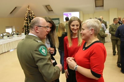 Życzenia przy wigilijnym stole w KaOSG #29