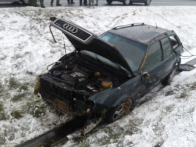 Wypadek na A4 - pomogła Straż Graniczna 