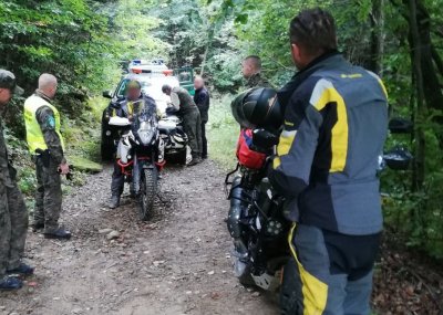 Współdziałanie funkcjonariuszy KaOSG z Nadleśnictwem w Starym Sączu 