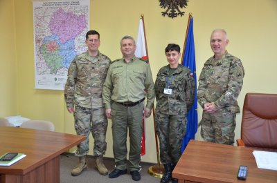 Żołnierze z USA odwiedzili placówkę SG w Kielcach 
