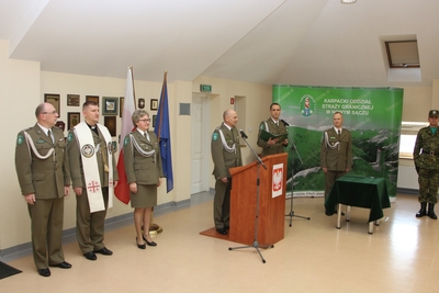 Ślubowanie w Karpackim Oddziale SG