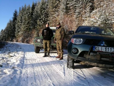 Strażnicy Graniczni z Nowego Sącza włączają się w akcję „Choinka - 18” 