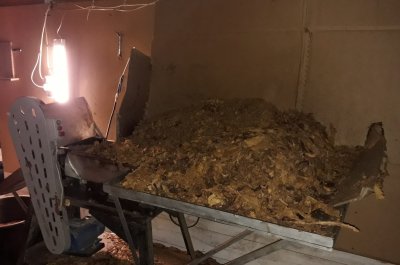 Funkcjonariusze KaOSG zlikwidowali nielegalną przetwórnię tytoniu 