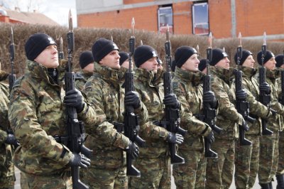 Kompania Reprezentacyjna SG z nowymi karabinkami 