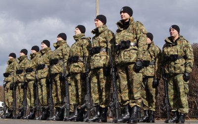 Kompania Reprezentacyjna SG z nowymi karabinkami 