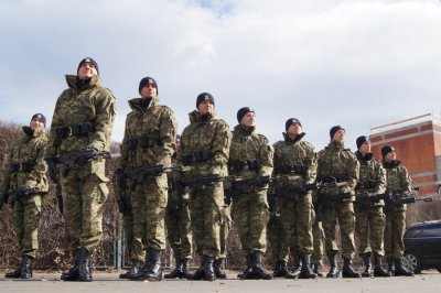 Kompania Reprezentacyjna SG z nowymi karabinkami 