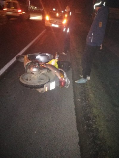 Pomogli kierowcy jednośladu 