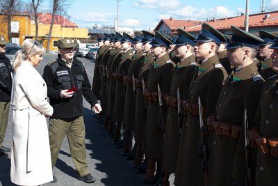 Wizyta Zastępcy Komendanta Głównego SG w KaOSG