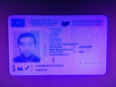 Obywatel Bułgarii z podrobionym prawem jazdy