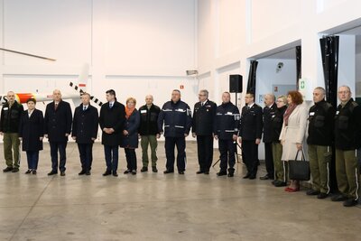 Przekazanie śmigłowca dla SG