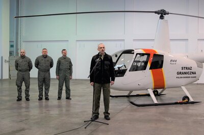 Przekazanie śmigłowca dla SG