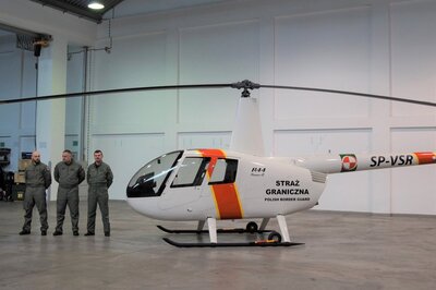 Przekazanie śmigłowca dla SG