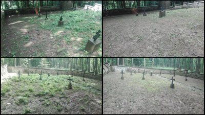 Funkcjonariusze KaOSG przywracają blask nekropolii
