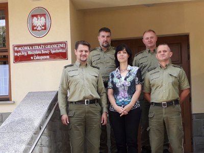 Wizyta Oficera Łącznikowego Policji Republiki Federalnej Niemiec w PSG w Zakopanem