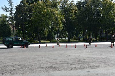 Rywalizacja najlepszych funkcjonariuszy SG- fot. WMOSG 