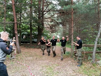 Rywalizacja najlepszych funkcjonariuszy SG- fot. WMOSG 