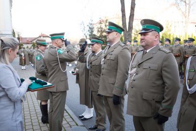 Karpacki Oddział SG uczcił 101. rocznicę odzyskania przez Polskę niepodległości 