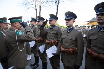 Karpacki Oddział SG uczcił 101. rocznicę odzyskania przez Polskę niepodległości 