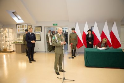 Otwarcie nowej sali tradycji w Karpackim Oddziale Straży Granicznej