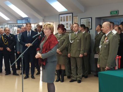 Otwarcie nowej sali tradycji w Karpackim Oddziale Straży Granicznej