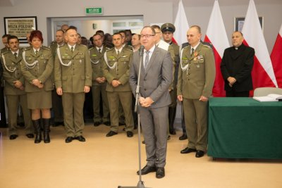 Otwarcie nowej sali tradycji w Karpackim Oddziale Straży Granicznej