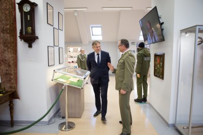 Otwarcie nowej sali tradycji w Karpackim Oddziale Straży Granicznej