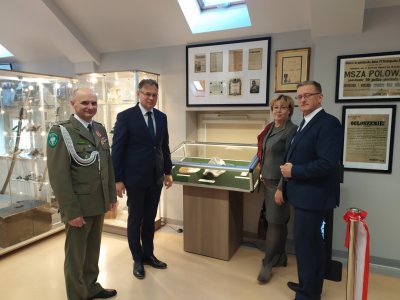 Otwarcie nowej sali tradycji w Karpackim Oddziale Straży Granicznej