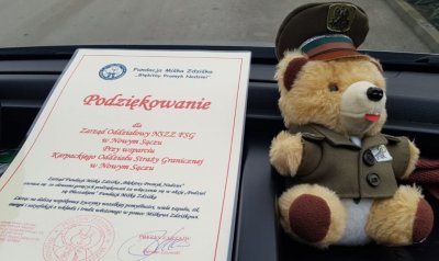 Strażnicy Graniczni podzielą się pluszakami 