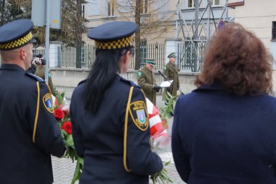 Uroczyste odsłonięcie tablicy pamiątkowej Marszałka Józefa Piłsudskiego