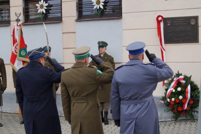 Uroczyste odsłonięcie tablicy pamiątkowej Marszałka Józefa Piłsudskiego