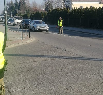 Zabezpieczyli miejsce wypadku