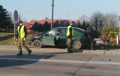 Zabezpieczyli miejsce wypadku