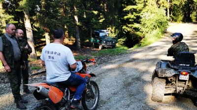 Kolejny „zmotoryzowany turysta” ukarany mandatem