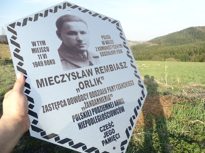 Kolejne miejsce w Beskidzie Sądeckim upamiętniające walki partyzanckie
