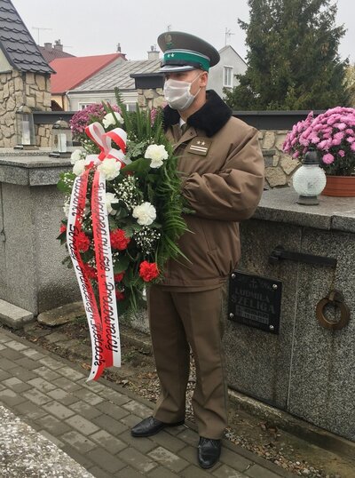 Upamiętniono patrona Placówki SG w Kielcach