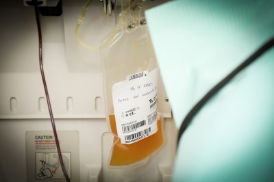 Funkcjonariusze i pracownicy KaOSG oddają osocze