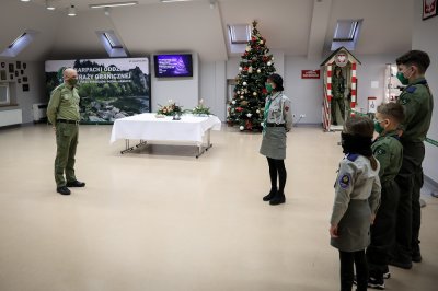 Betlejemskie Światło Pokoju dotarło do Karpackiego Oddziału SG